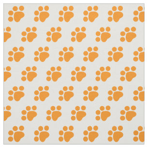 Orange tasstryckmönster tyg