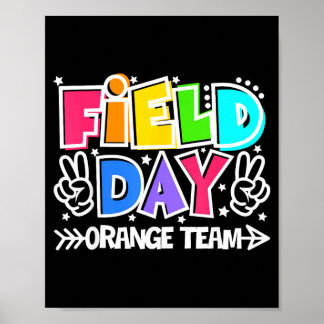 Orange Team Här för Field Day Kul Dag 2026 Poster