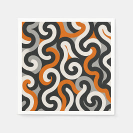 Orange Team (personalize) Pappersservett