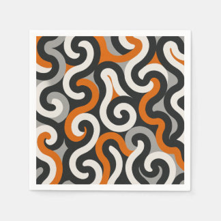 Orange Team (personalize) Pappersservett