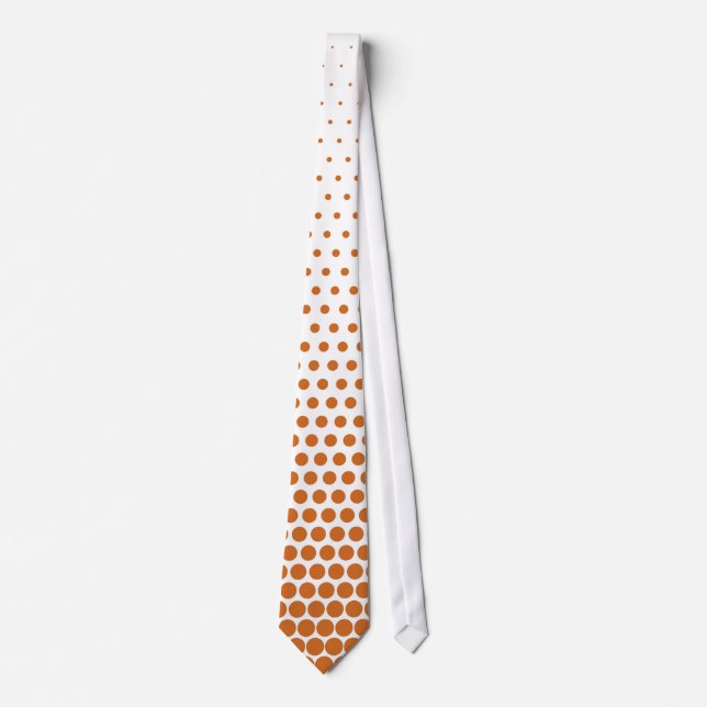 Orange Techno Dots Modern White Slips (Framsida)