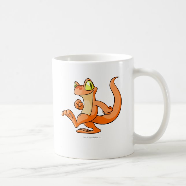 Orange Techo på ett sökanden Kaffemugg (Höger)
