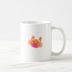 Orange Tecknad Crab Kaffemugg