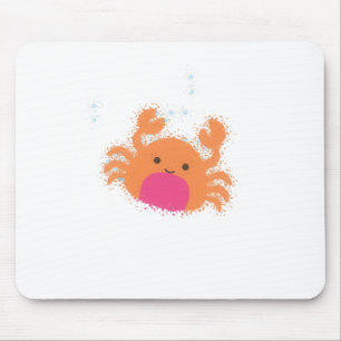 Orange Tecknad Crab Musmatta