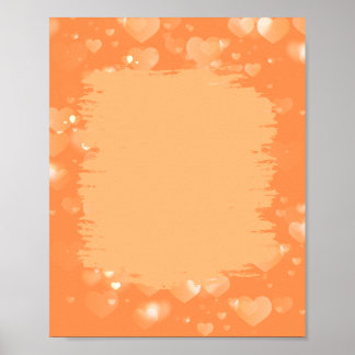 Orange Tematisk Affisch