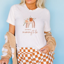 Orange Terracotta Boho | Mamma att regnbåge T Shirt