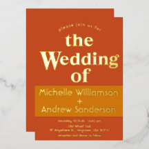 Orange Terrakotta Modern Retro