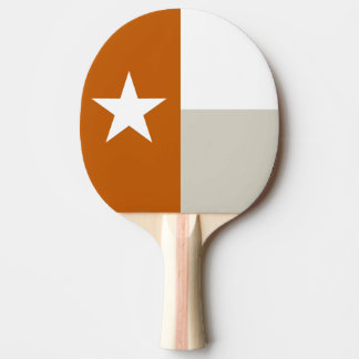 Orange Texas flagga Pingisracket