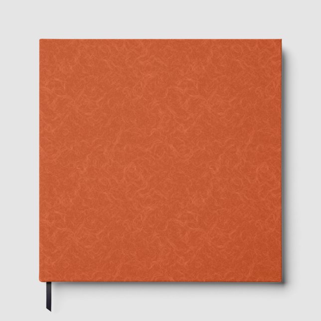 Orange textured surface with swirling pattern gästböcker (Framsida)