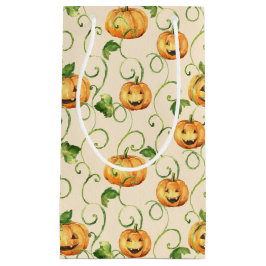 ORANGE THANKSGIVING PUMPKINS WITH GRÖNT LÖVS