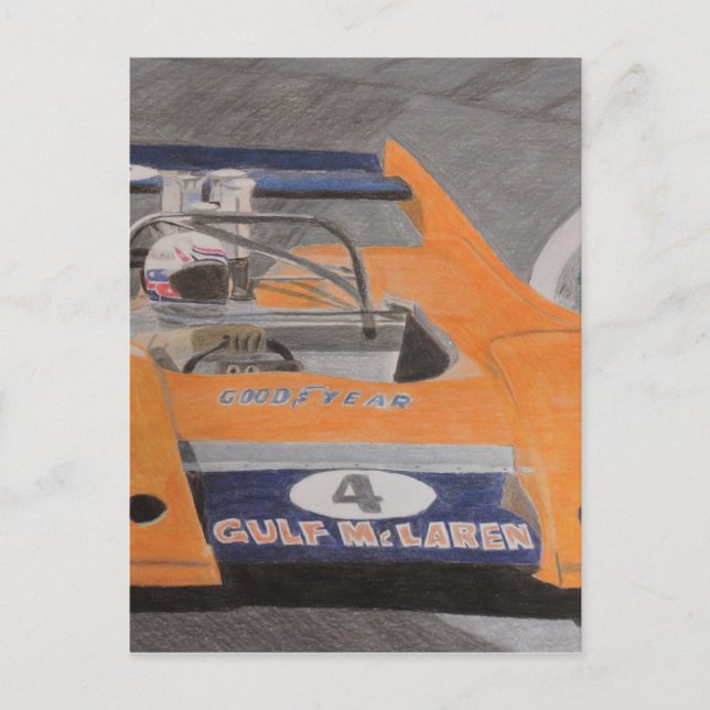 Orange Thunder Vykort (Framsida)