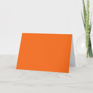 Orange Tiger Enfärgad Tack Kort