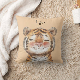 Orange Tiger Kudde