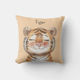 Orange Tiger Kudde