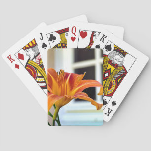 Orange Tiger Lily Casinokort