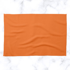 Orange Tiger Solid Färg Kökshandduk