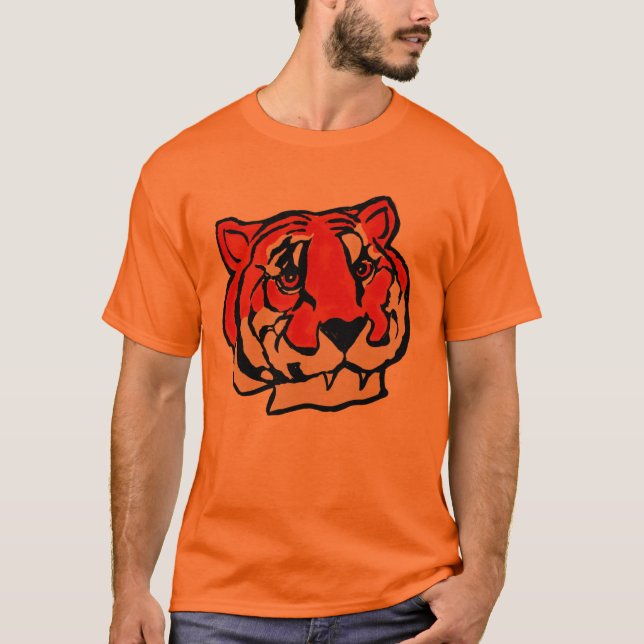 ORANGE TIGER T SHIRT (Framsida)