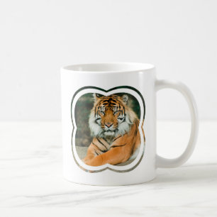 Orange tigerkaffemugg kaffemugg