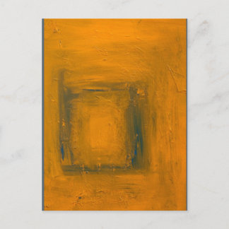 "Orange till blått och bakåt" vykortsutskrift Vykort