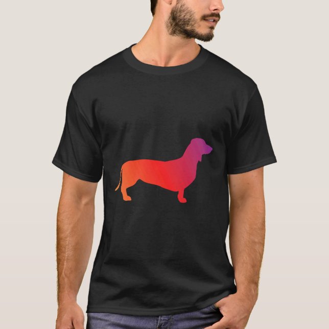 Orange till Lila-övertoningsdocka T Shirt (Framsida)