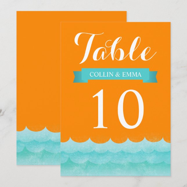 Orange till sjöss - nautiska tabellnummer för bröl (Fram/baksida)