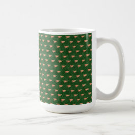 Orange Tjock Katt Kaffemugg