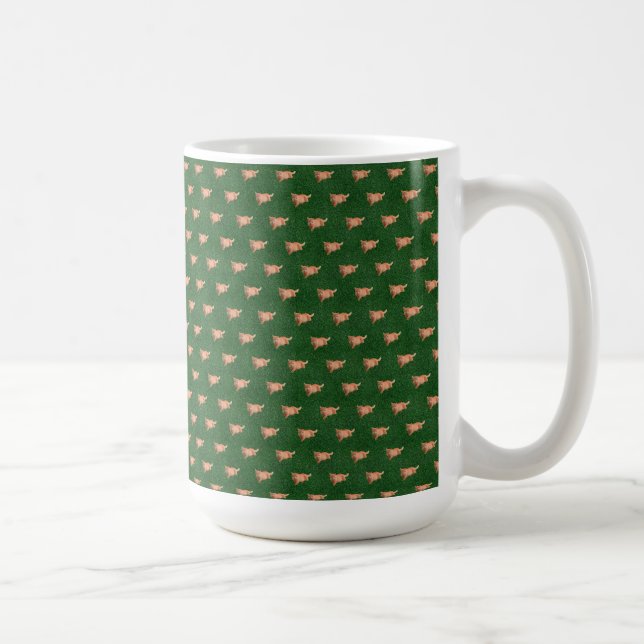 Orange Tjock Katt Kaffemugg (Höger)
