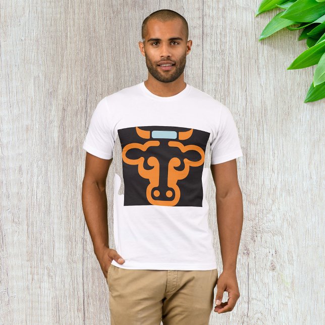 Orange tjurhuvud minimalist ko t shirt (Skapare uppladdad)