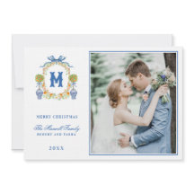 Orange Topiary in Chinoiserie Pot Vapensköld Monog