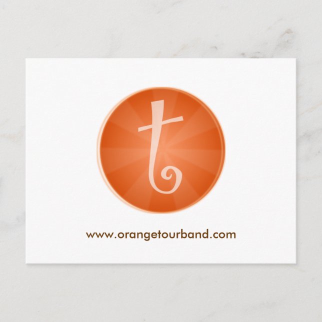 Orange Tour Vykort (Framsida)