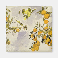 Orange Träd, 1863 (w/c, penna och bläck över grafi
