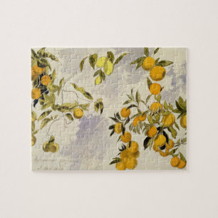 Orange Träd, 1863 (w/c, penna och bläck över grafi Pussel