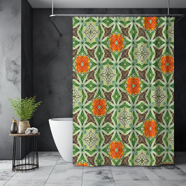 Orange Träd Fine Art Oljemålning