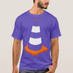 ORANGE TRAFFIC CONCOSTUME HALLOWEEN STREET TRAAD T SHIRT