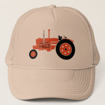 Orange Traktor Hat