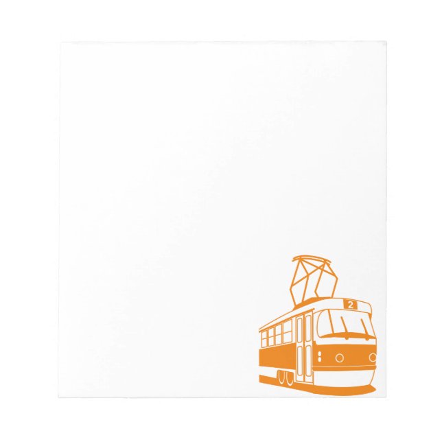 Orange Tram Anteckningsblock (Framsida)
