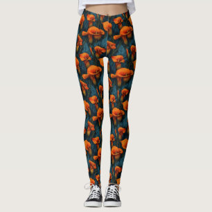 Orange Träningskläder Calla liljor Tematiska Gåvor Leggings