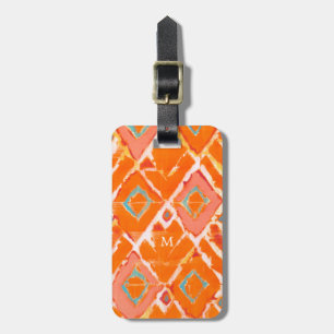 Orange Tribal II Bagagebricka