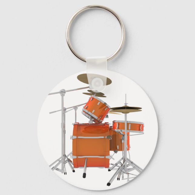 Orange trumsats: nyckelring (Framsida)