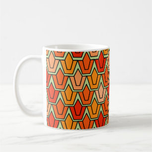 Orange Tulip Fält Coffee Mugg