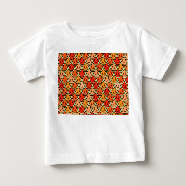 Orange Tulip Fält T Shirt (Framsida)