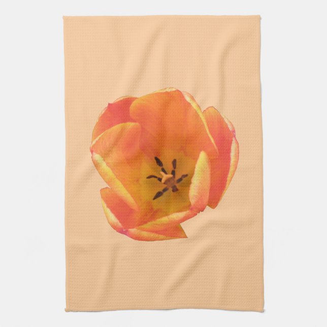 Orange Tulip Kitchen Towel Kökshandduk (Vertikal)