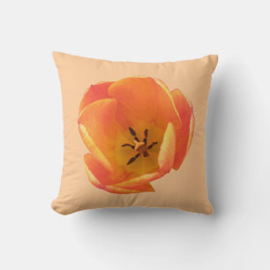 Orange Tulip Pillow Kudde