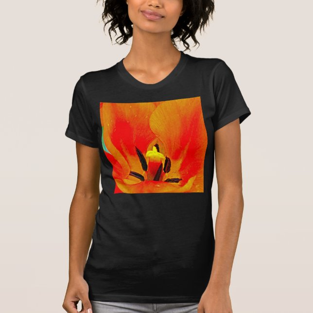 Orange Tulip T-shirt (Framsida)