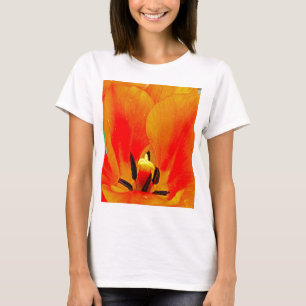 Orange Tulip Tee Shirt