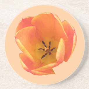 Orange Tulip Underlägg Sandsten