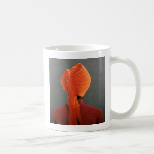 Orange Turban Kaffemugg (Höger)