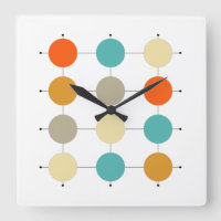 Orange Turcos Cream Circles on Grid Mid Centres