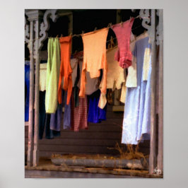 Orange Turtlenecks på en Alton Line-Poster Poster