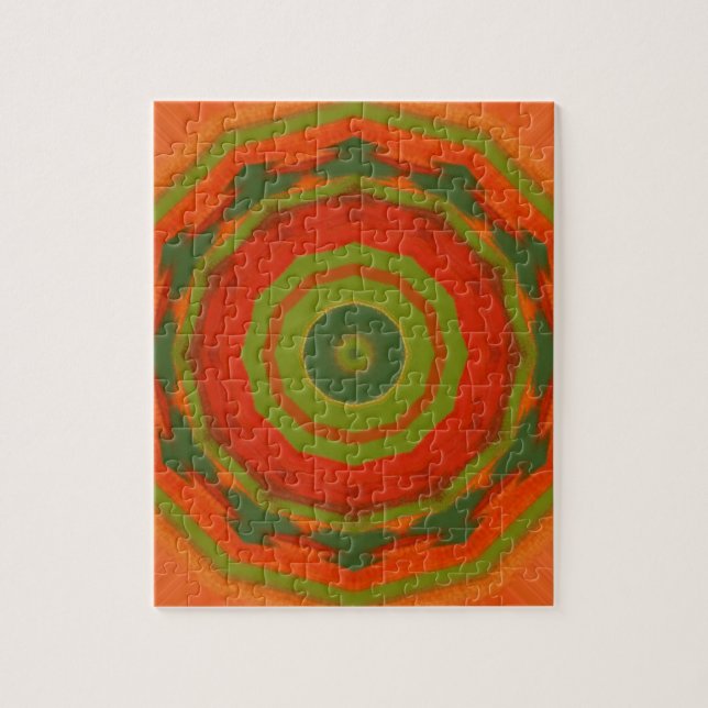 Orange Twirl Pussel (Vertikal)